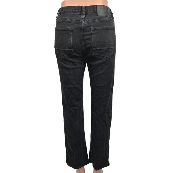 Active R/S Black Mid Rise Reform Ankle Denim Straight Leg Jeans Size 30 - Picture 3 of 6